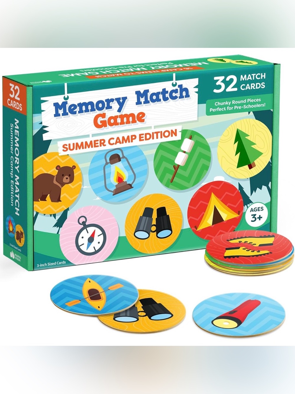 Memory Games for Kids Ages 4-8 - Camping Games for Kids
